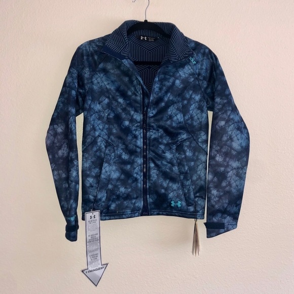 NWT Blue Fleece Lined Under Armour Jacket - Picture 2 of 8